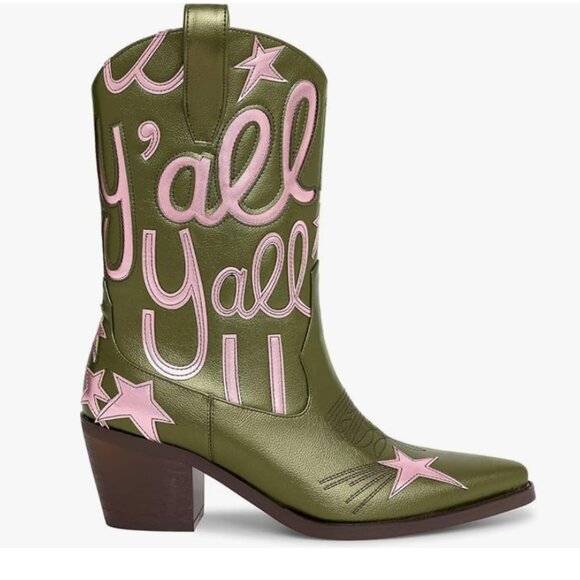 Metallic Western Cowboy boots - Picture 6 of 8